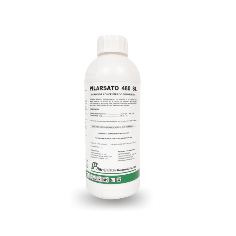GENERICO Herbicida Glifosato 48% Pilarsato 480 Sl 1l (rango 480 ...