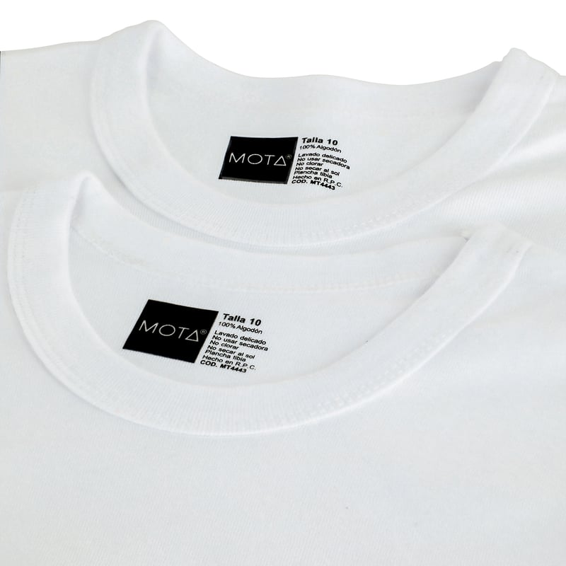 Camisetas de algodón mota hotsell