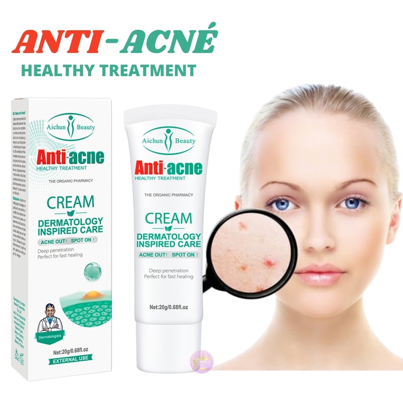 AICHUN BEAUTY - Crema Dermatológica Anti Acné 20g