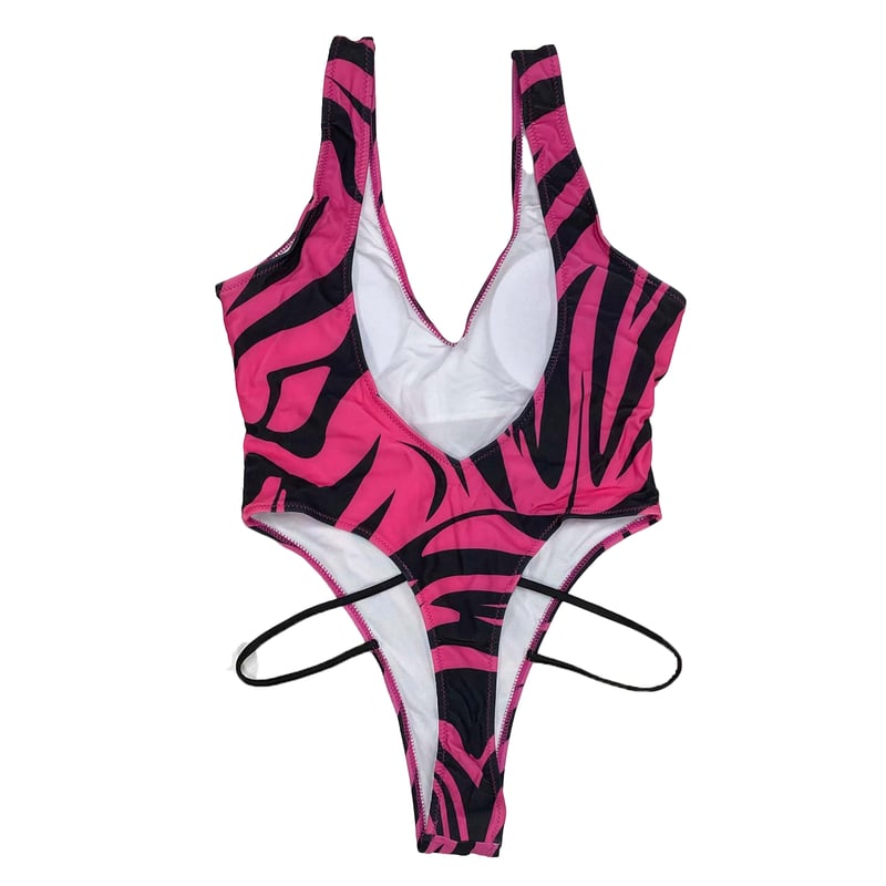 DAIKIRI BIKINIS Daikiri Traje De Baño Mujer Entero Daikiri Animal Print Rosado