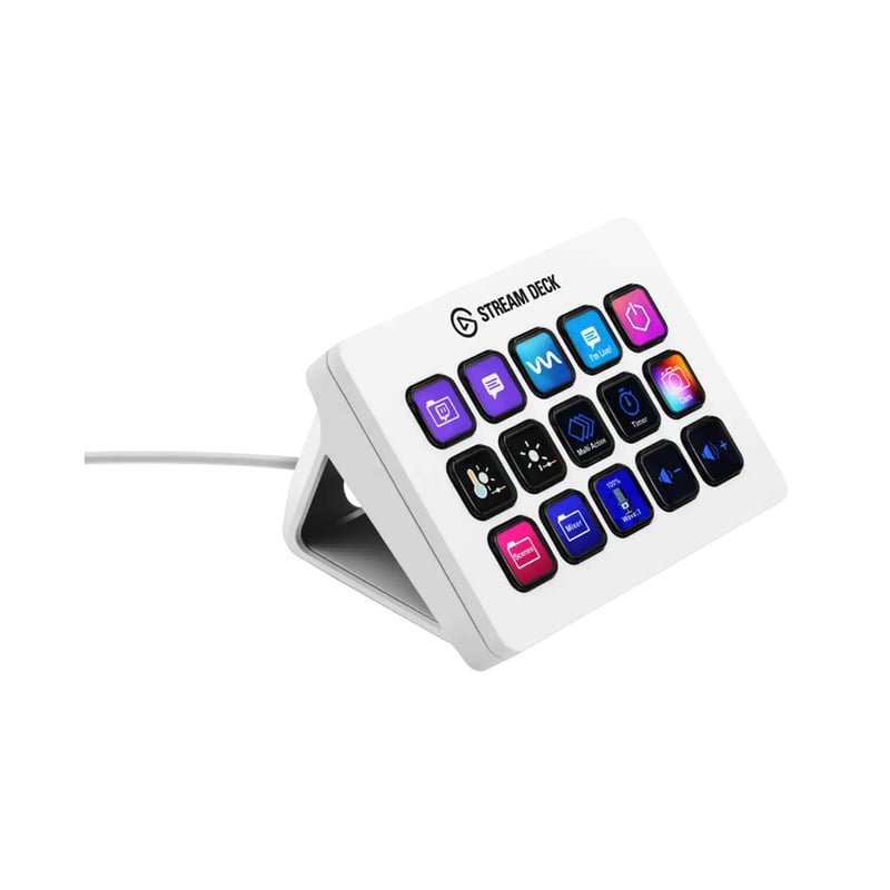 ELGATO - Controlador Stream Elgato Stream Deck 15 botones Blanco MK.2