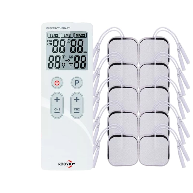 GENERICO - PACK Electroterapia Tens Ems Masaje R-C3 / Electrodos 5x5CM 20 unidad