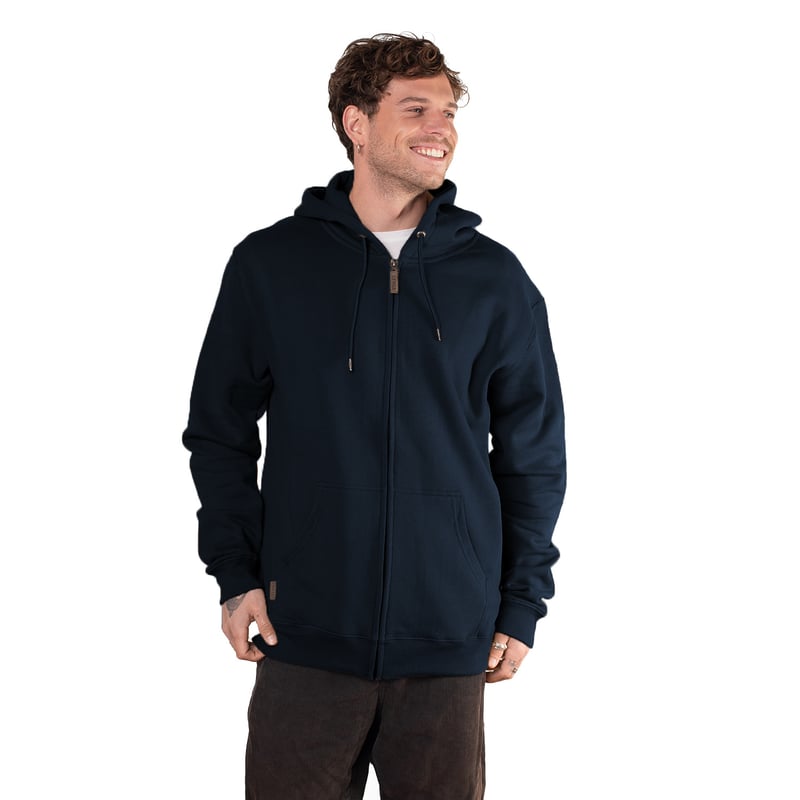 LENGA - Polerón hombre con Capucha y Cierre YKK Lingue
