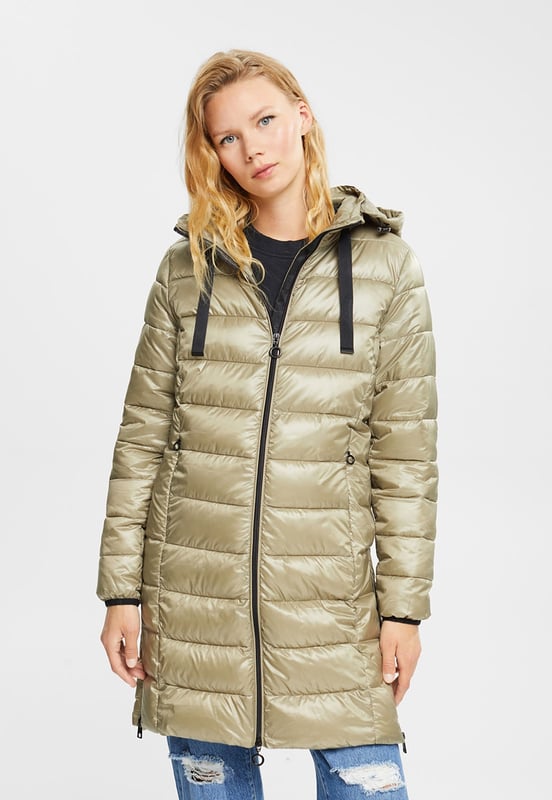 ESPRIT Veste à capuche Dames Veste T EU 36 vert style décontracté