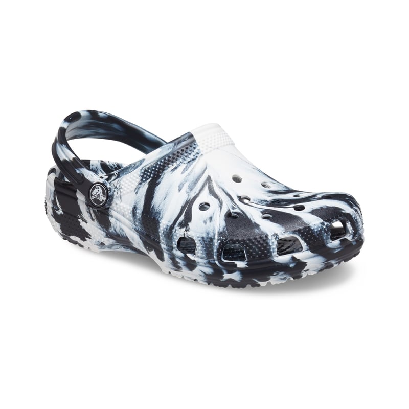 CROCS Zueco Crocs Classic Marbled Niños Black/White | falabella.com