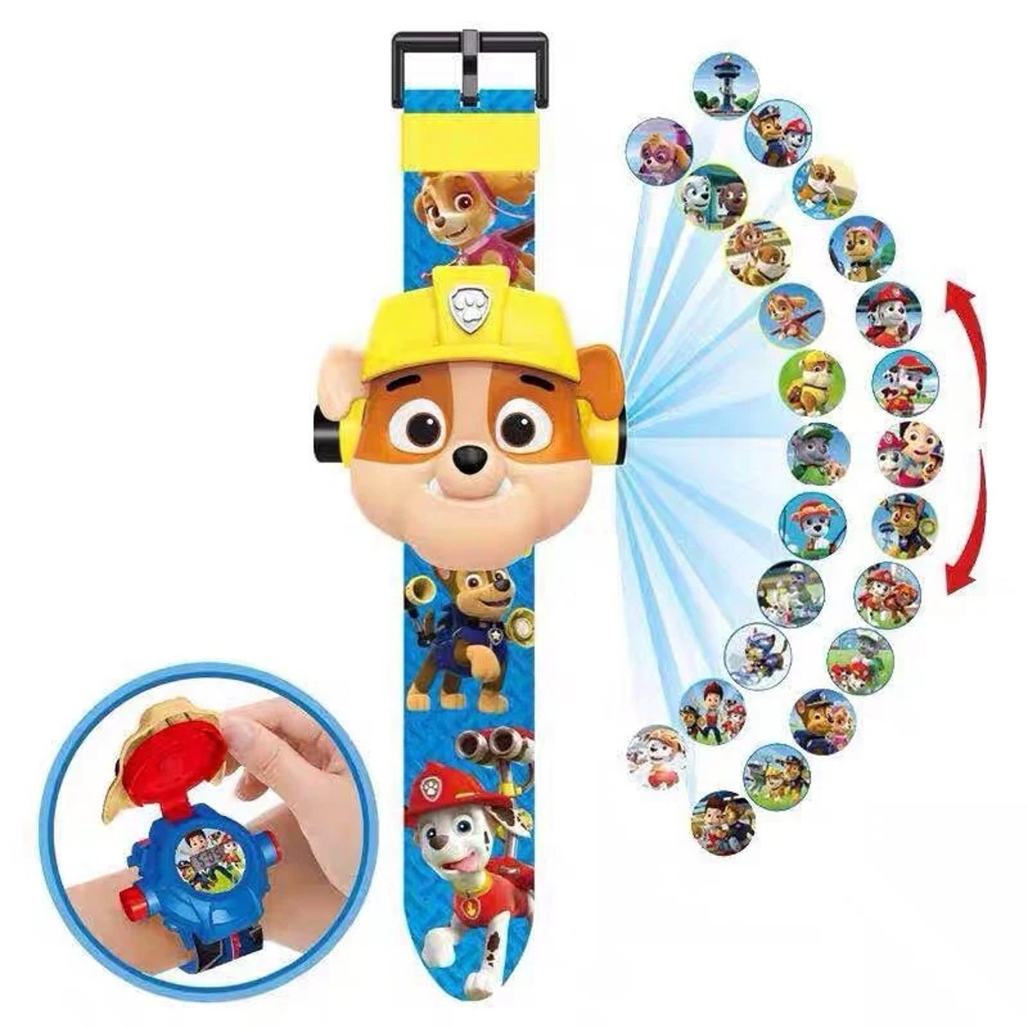 GENERICO Reloj Amarillo Patrulla Canina Paw Patrol Ninos falabella