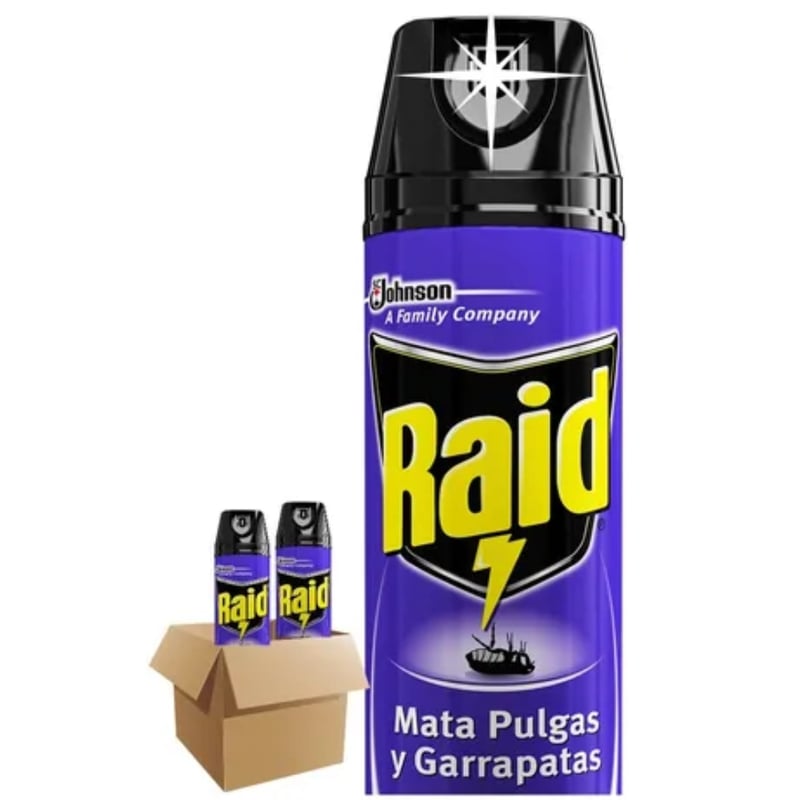 RAID Raid Mata Pulgas Y Garrapatas 390 Cc - Pack X2 | falabella.com