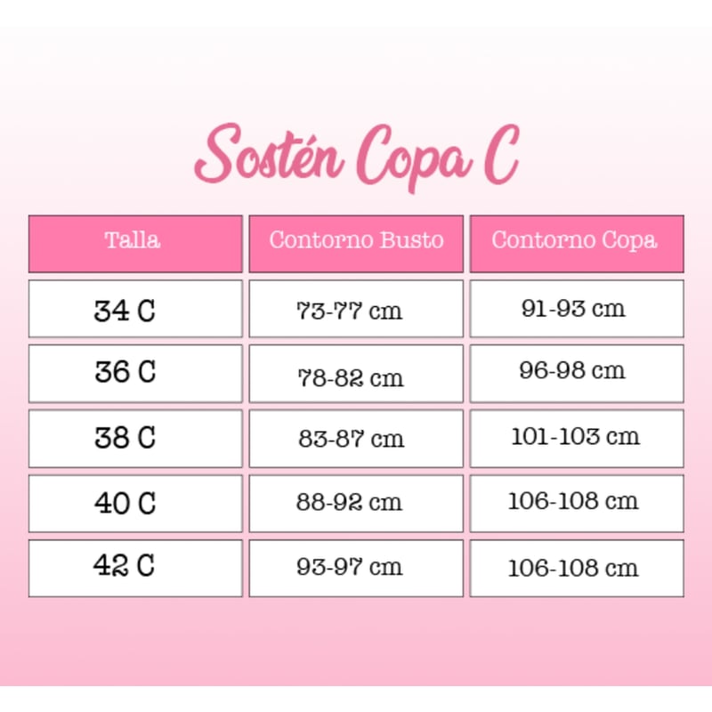 Sosten Microfibra Con Encaje Copa C