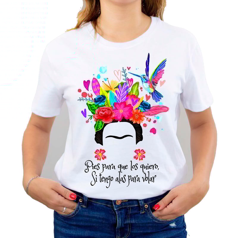 Polera 100 Algodon Flores Frases 8 Marzo Feminista C1