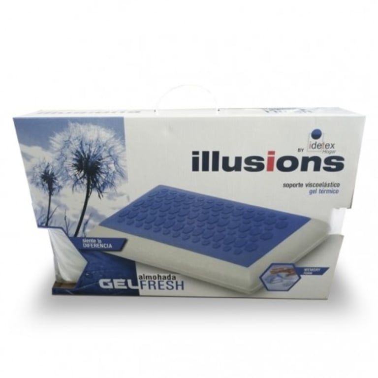 Almohada viscoelastica con gel refrescante hotsell