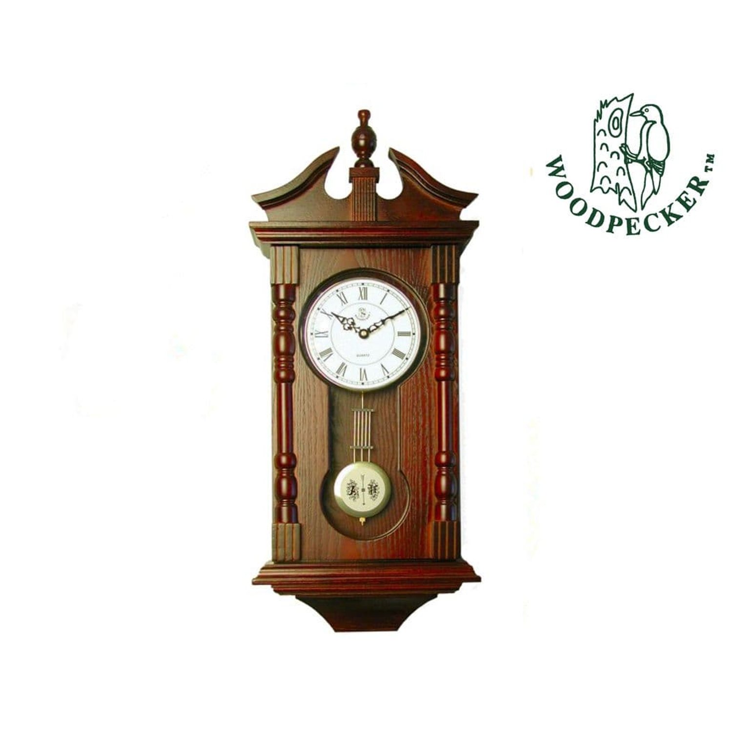 Reloj de Pared WoodPecker 9372 W Carrillon Sodimac Chile