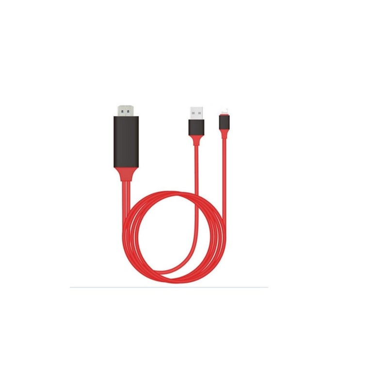 ANDOWL - Convertidor Lightning A Hdmi iPad iPhone
