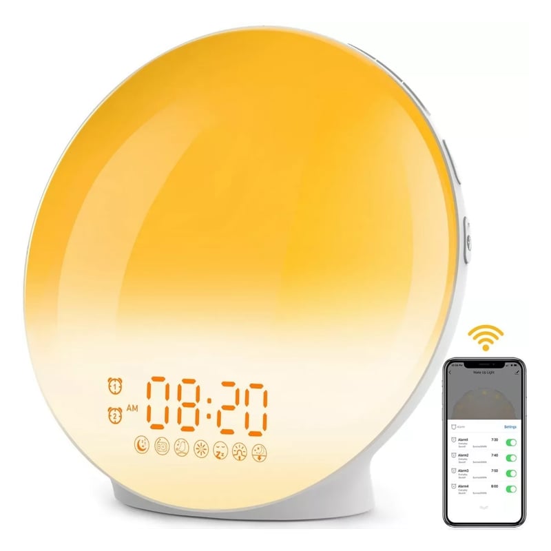 Luz De Despertador Inteligente Funciona Con Alexa Radio Fm Sodimac Chile