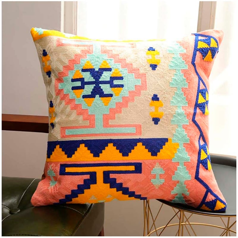 Pack de Fundas de Cojin Bordado 45x45 Sodimac Falabella