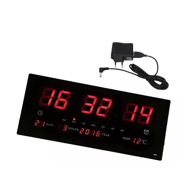 Reloj mural digital luminoso led hotsell