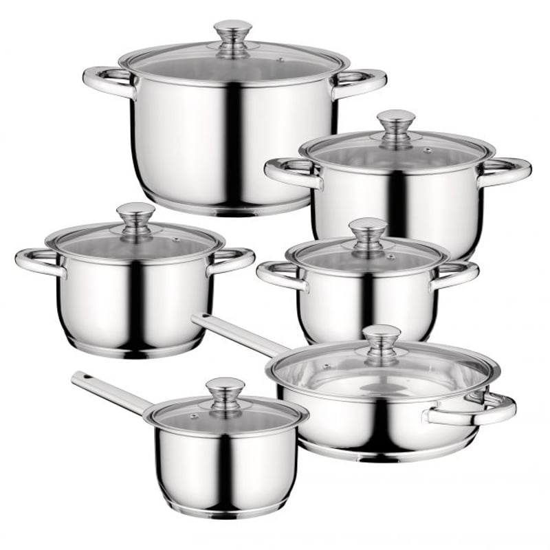 Juego De Cubiertos Para Desayuno Y Postre WMF Vision - 12 Piezas, Acero Inoxidable Cromargan Protect, Apto Para Lavavajillas