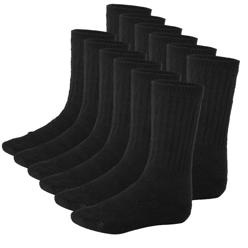 6 paia di calze lunghe da donna - taglia unica, morbide, elastiche e