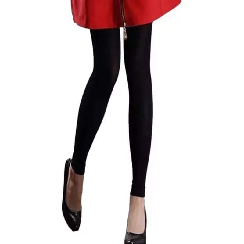Calzas Mujer Algodon Con Lycra Faja Alta Invierno | Mismo Precio En Cuotas