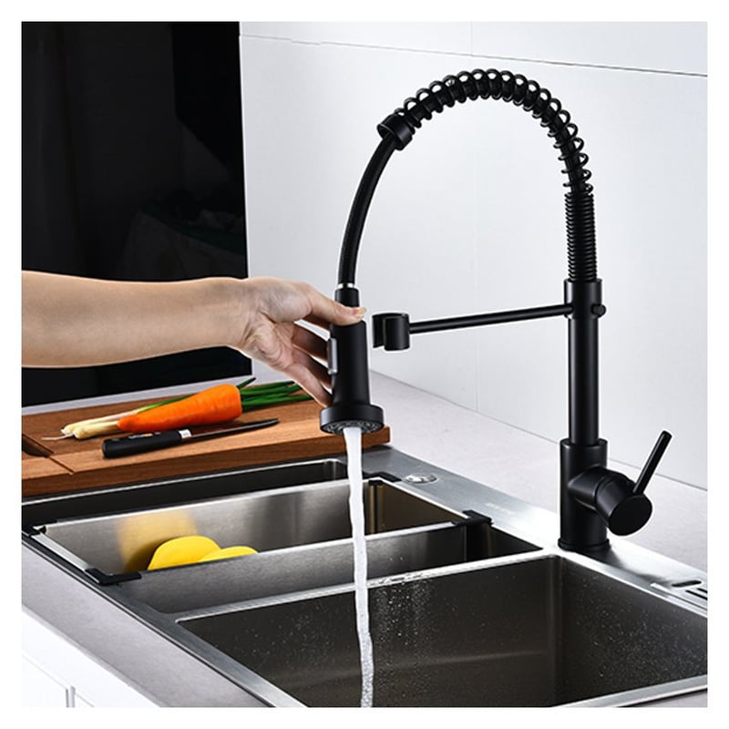 Grifos Negros Leroy Merlin Grifo Cocina Negro Mate, Mezcladora