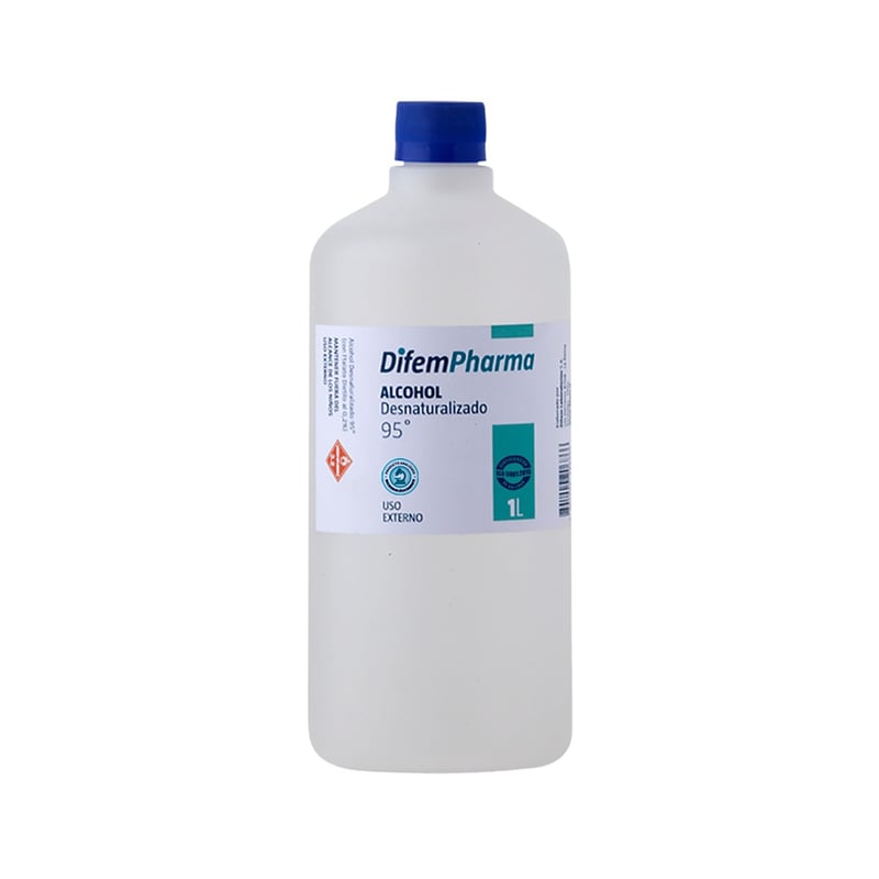 DIFEM - Alcohol Desnaturalizado 95% 1 L Difem