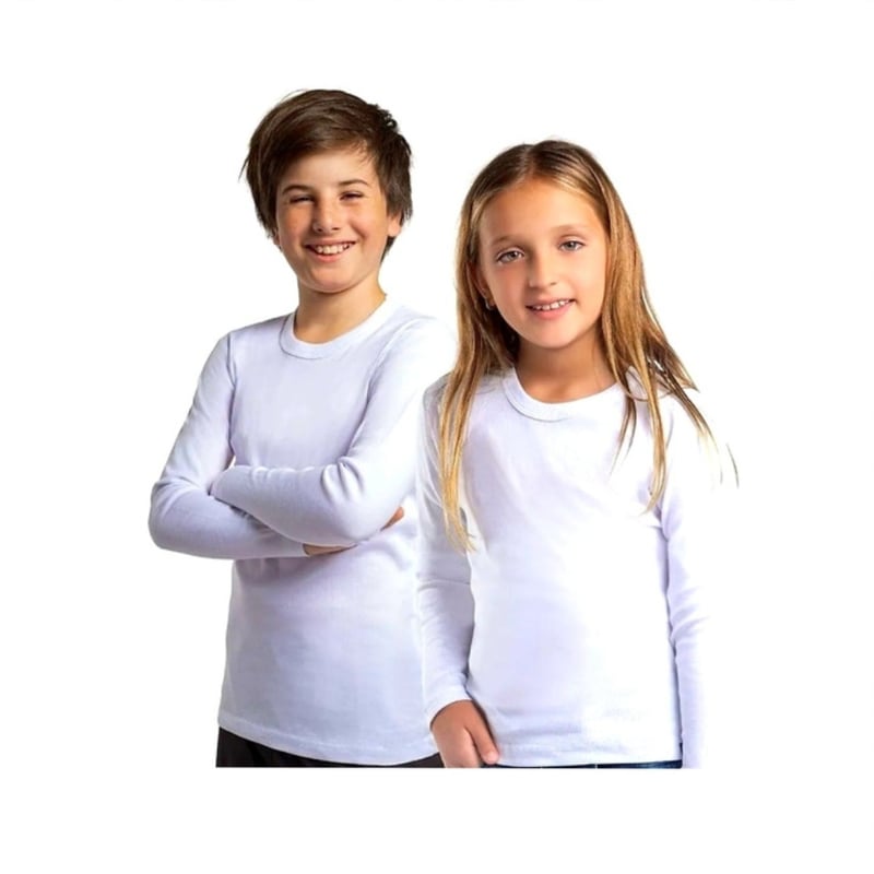 Camiseta blanca algodon niña hotsell