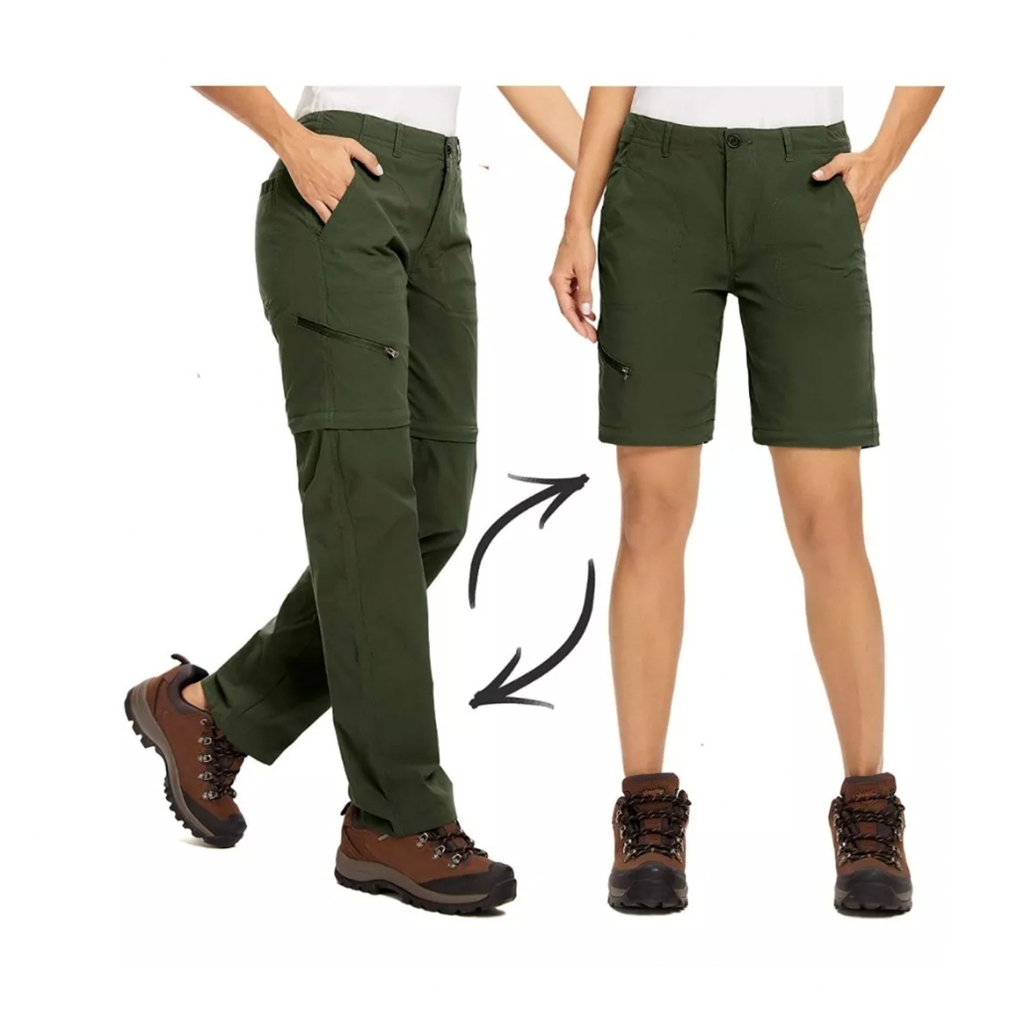 Pantalón trekking mujer desmontable shop