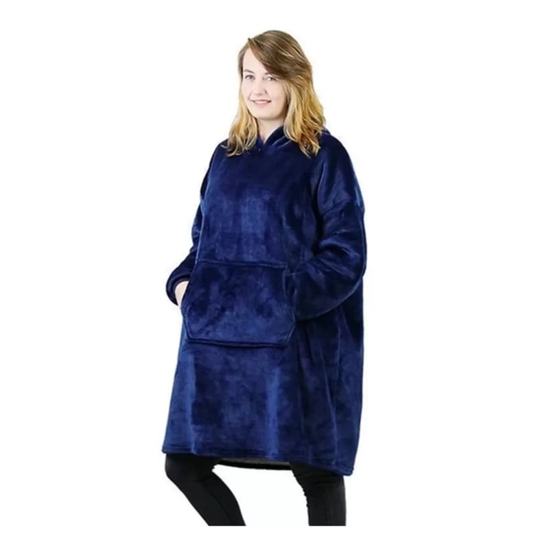 Manta Pijama Polar Bata Mujer Poleron Chiporro Hombre Poleron Felpa