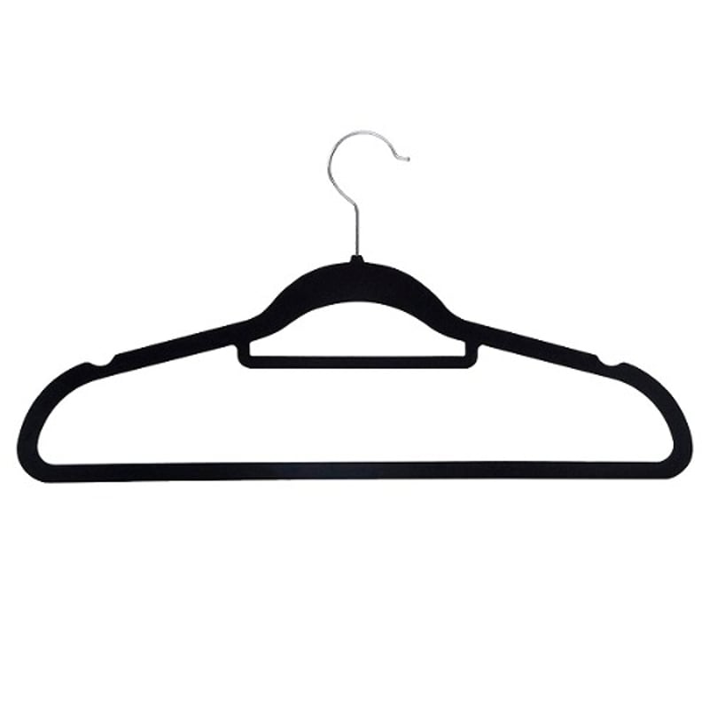 Perchas Ropa Terciopelo Percha Terciopelo Color Morado, Perchas De