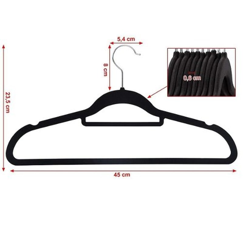 Colgador Terciopelo Colgante Percha Antideslizante Sodimac Chile