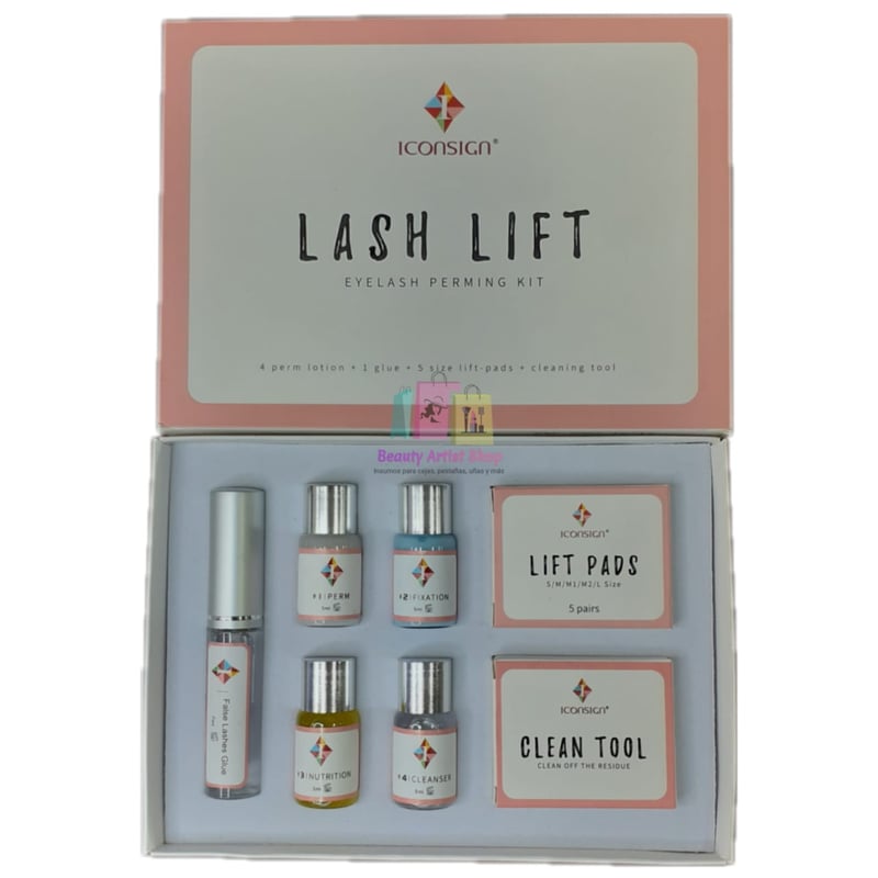 Kit Rehaussement Cils ICONSIGN Lash Lift - Pour Pro Et Usage Maison - Neuf