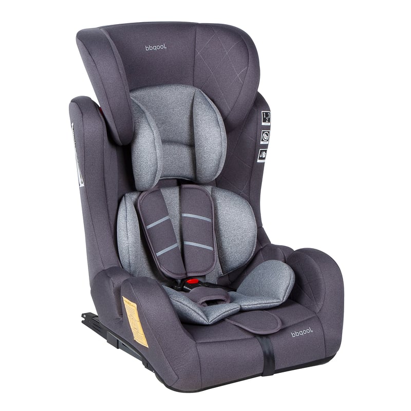 BBQOOL - Silla De Auto Butaca Safe Isofix Grey