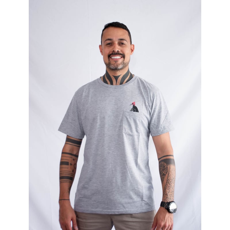 DIFFON - Polera Carpintero Gris Hombre