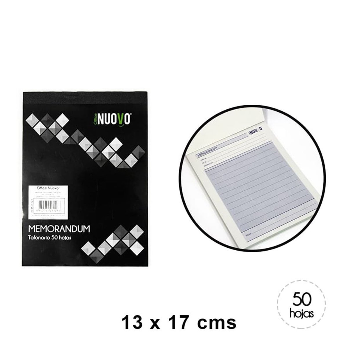 NUOVO - Talonario Memorandum 50 hojas