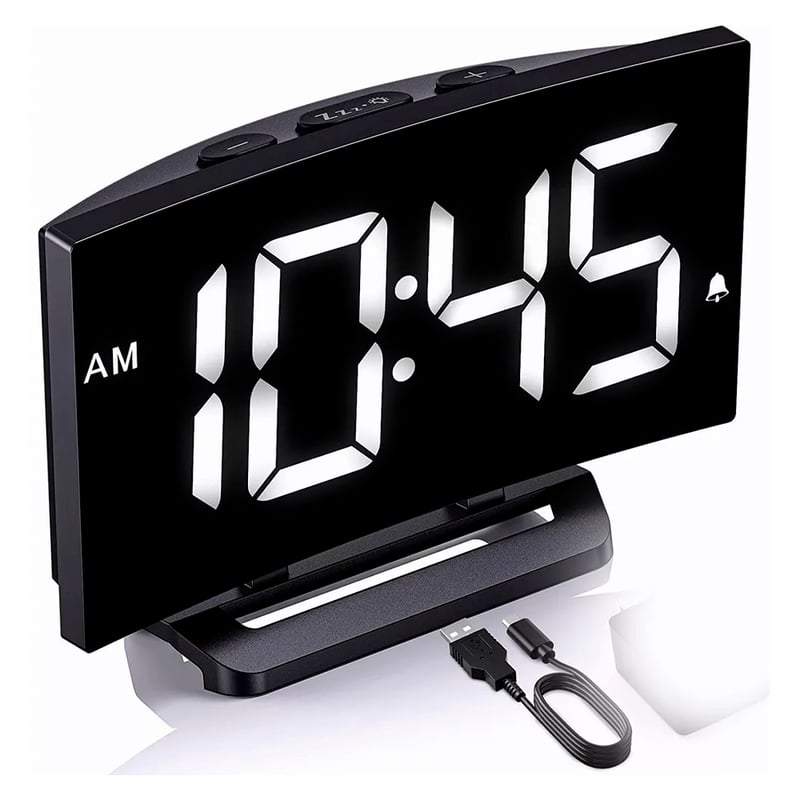 GENERICO Reloj Despertador Digital Pantalla Led Alarma Luminoso falabella