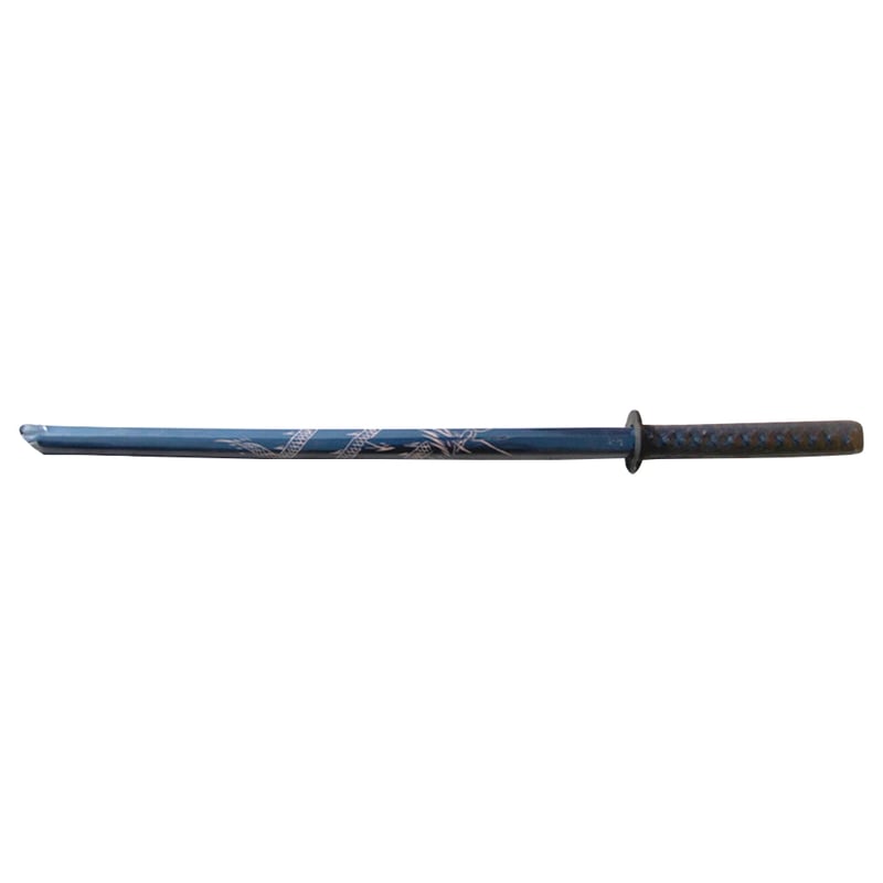 Bokken Nero - Katana Di Legno Di Colore Nero - Spada Giapponese Di Legno Marca Fox