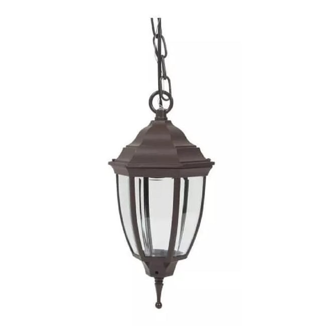 GENERICO - Farol Colgante Clasico Exterior Negro