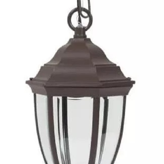 GENERICO - Farol Colgante Clasico Exterior Negro