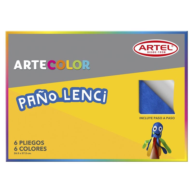 ARTEL - Artecolor Paño Lenci 6 Col 20x30 cm