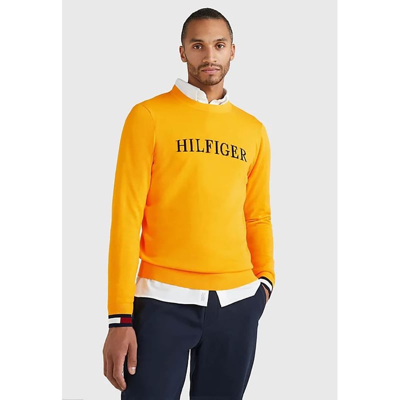 Sueter tommy amarillo hotsell
