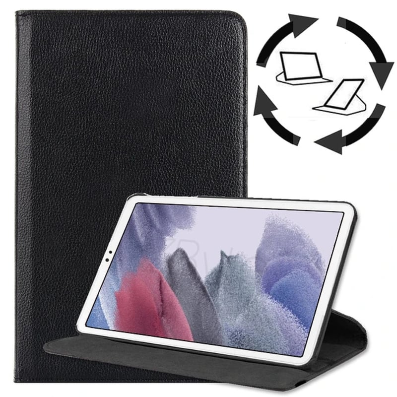 JETION - FUNDA PARA TABLET NEGRA TIPO CUERINA