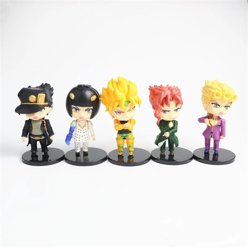 TIOZONEY 5PC Anime jojo bizarre adventure Juguetes de munecas de PVC. falabella