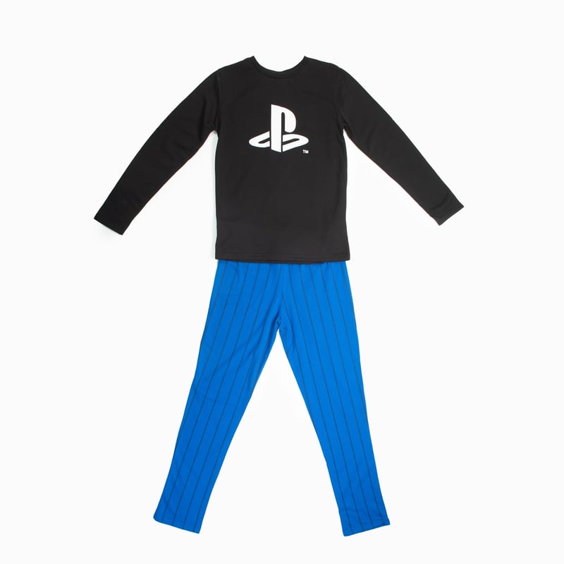 ThePyjamaFactory Tutina Da Gioco Per Ragazzi Con Controller Gaming | Cotone Morbido | Colore Nero | Taglia 11-12 Anni (146-152 Cm)