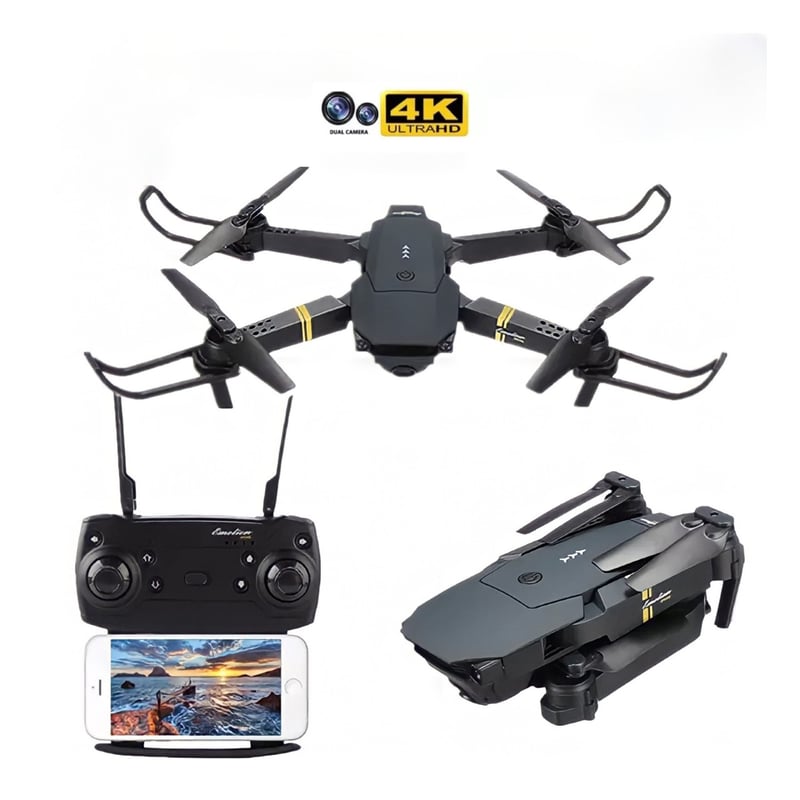 ACTUAL Dron Doble Cámara 4K Wifi Control Remoto Plegable | falabella.com