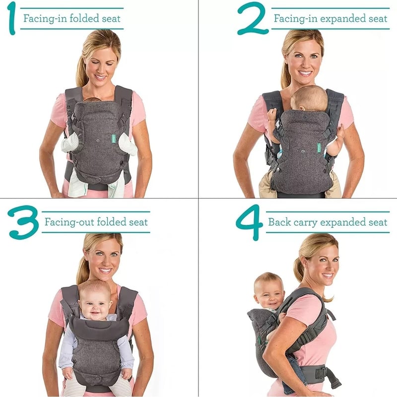 INFANTINO Mochila Portabebe Ergonomico Infantino 4 En 1 falabella