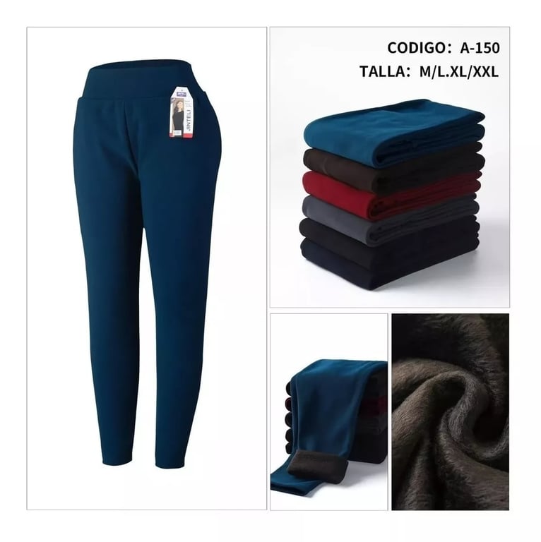 EVERSO Pack 2 Pantalon Buzo De Mujer Con Polar En Colores Surtidos falabella