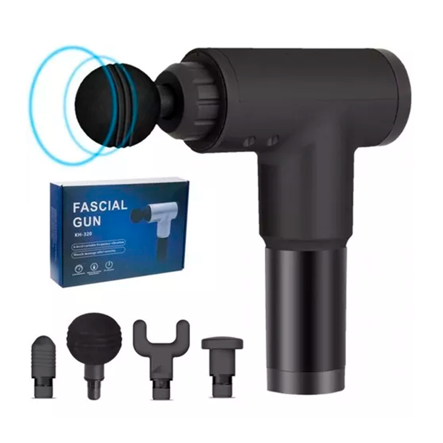 GENERICO Maquina Para Masaje Muscular con 4 Accesorios falabella