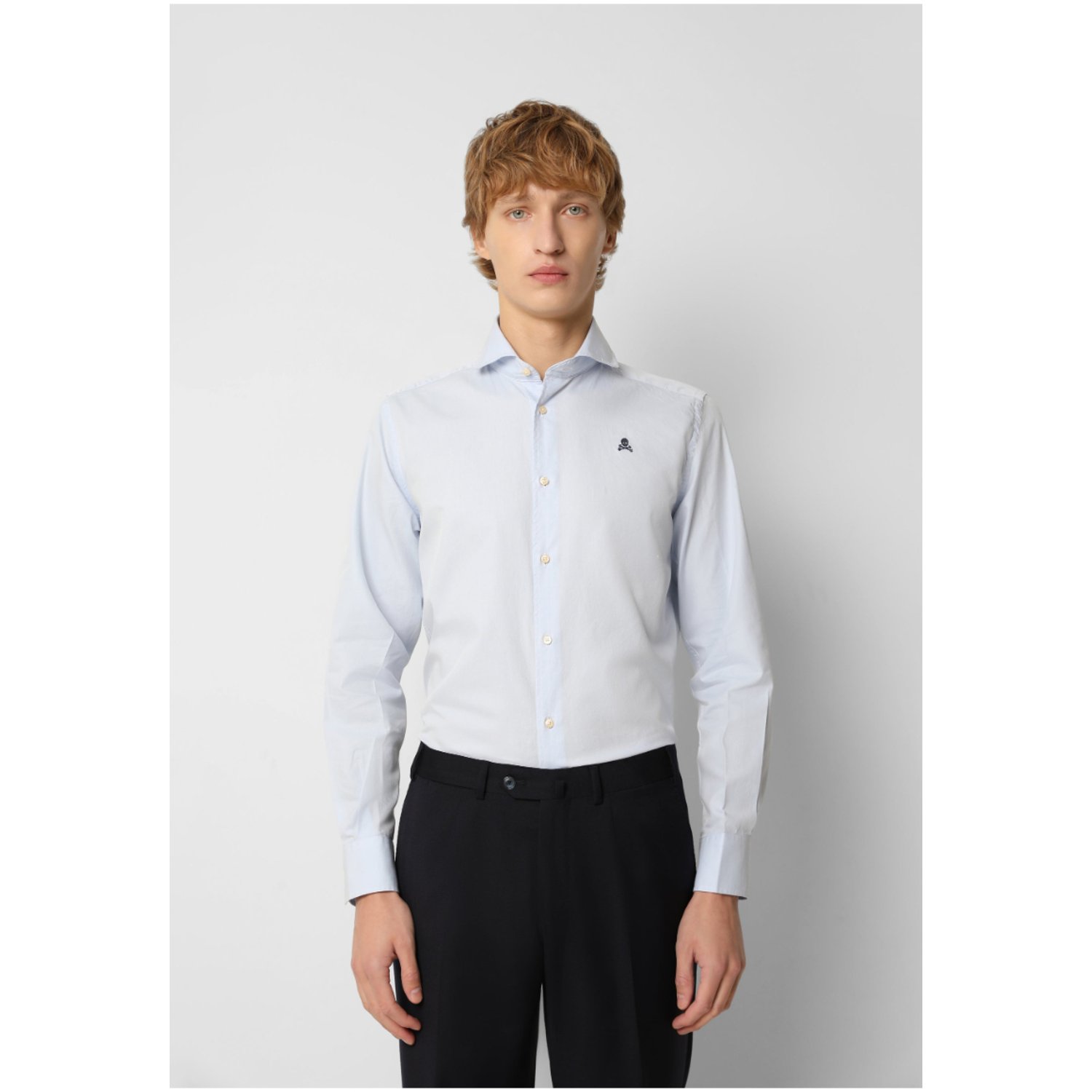 SCALPERS Camisa Lisa Calavera Contraste White Scalpers falabella