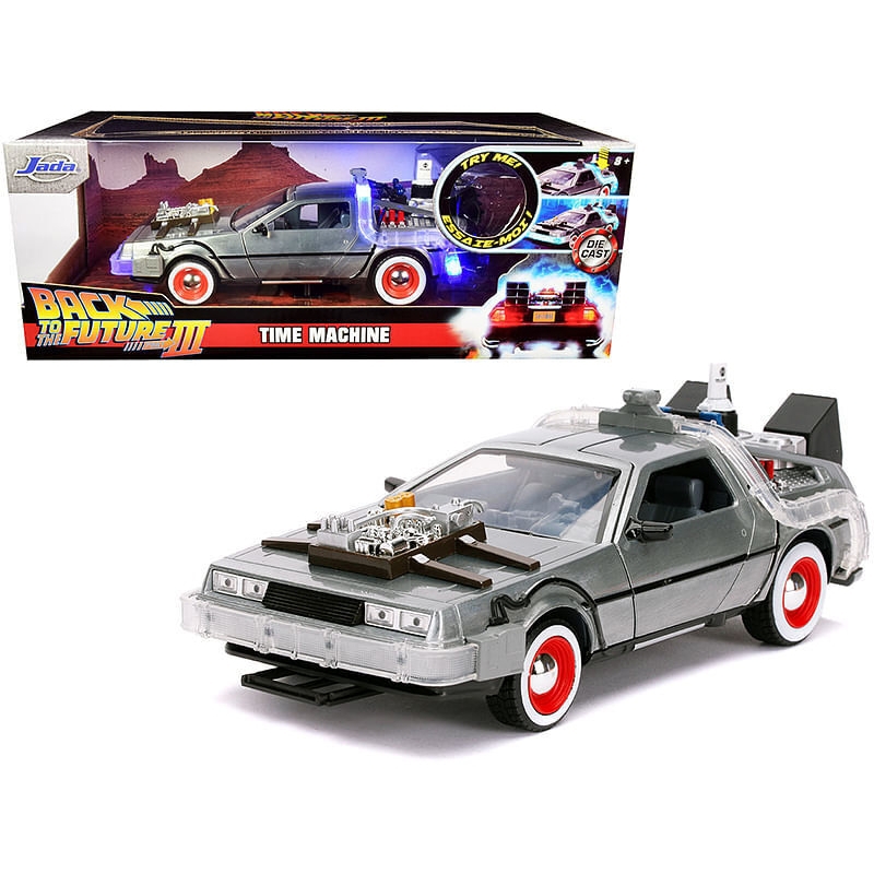 Jada 1/24 DeLorean Back To The Future III – Voiture Miniature Diecast 32166