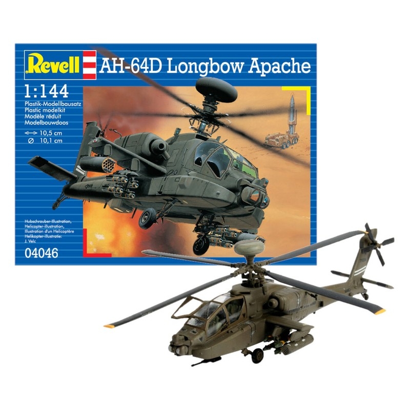 REVELL REVELL 04046 1-144 AH 64 D LONGBOW APACHE ARMED COMBAT ...
