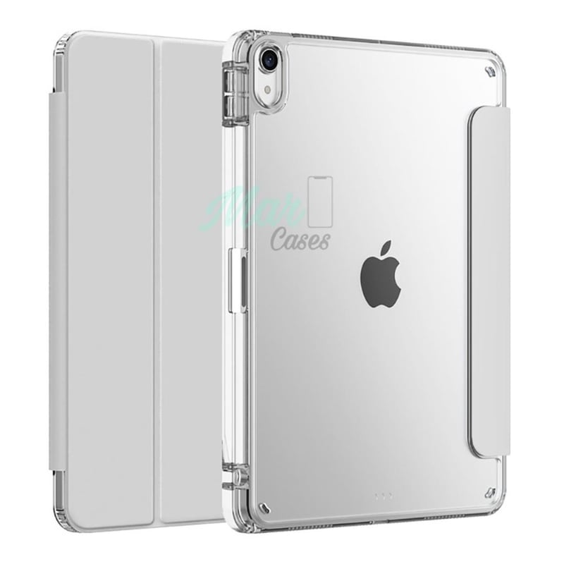 GENERICO - Carcasa Smart Cover Para iPad Air 4ta/5ta Gen 10.9 Blanco Nieve